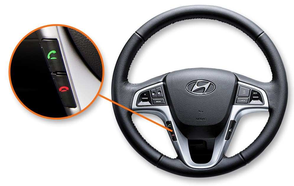 2017 Hyundai Accent Steering wheel controls